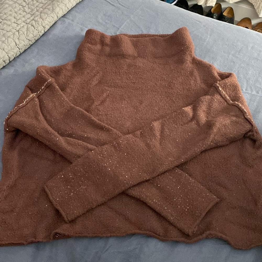 Freepeople Cropped Mockneck sweater